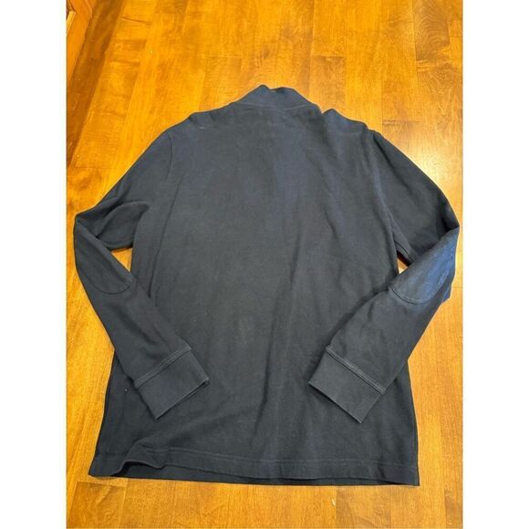 Men’s banana republic quarter zip with elbow patches size large - Picture 4 of 4